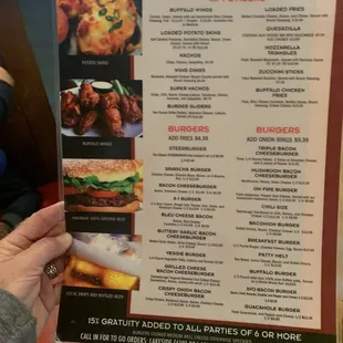 Burgers and brew.