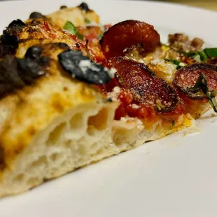 a slice of pizza