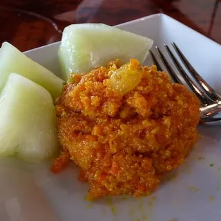 Warm Carrot Halwa