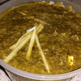 Saak paneer 13.95