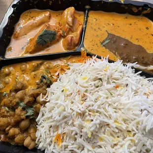 Thali combo ( come with 3 entree )