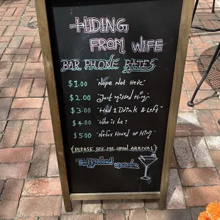 The sign that caught our eye