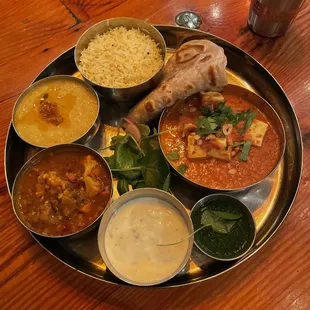 Paneer Makhani (Thali Meal)