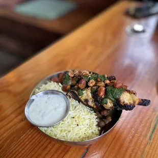 Chicken and rice bowl