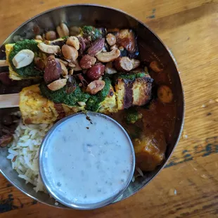 Grilled Paneer Tikki Bowl