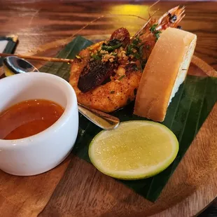 Gamba y Chorizo (shrimp &amp; chorizo)