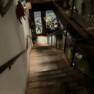 View heading to 1st floor