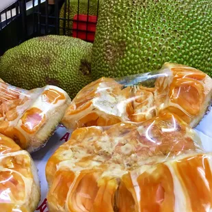a basket full of bread