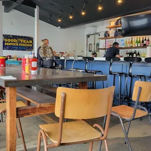 Nice bar seating area!