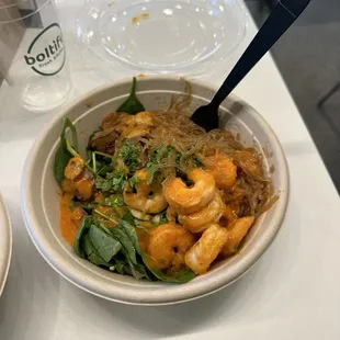 thai shrimp bowl