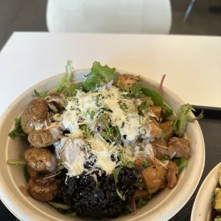 Roasted Salmon Rice Bowl
