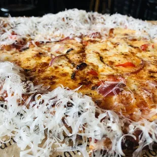 Pancetta pizza