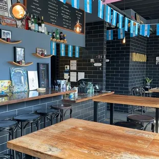 The inside is small and quaint- there is limited seating