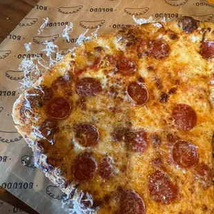 Pepperoni pizza