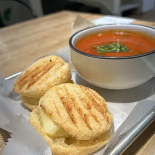 grilled cheese and tomato soup