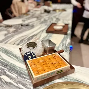 Caviar and uni
