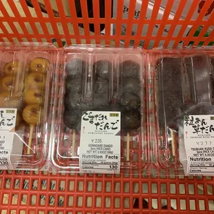 Getting my Dango Fix!! They brought more flavors! And many other treats
