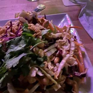 Crunch Thai chicken salad