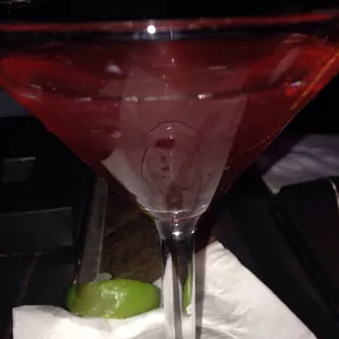 Good martini bar tender is very attentive