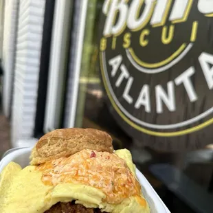 Hot Honey Chicken Biscuit