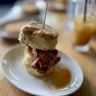 Hot Honey Chicken Biscuit