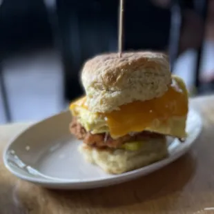 The Glori-Fried Chicken Biscuit