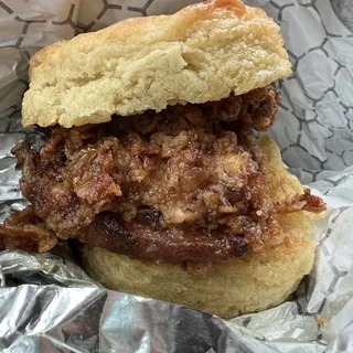 Lemon Pepper Chicken Biscuit