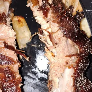 Ribs ,fries, and Coleslaw