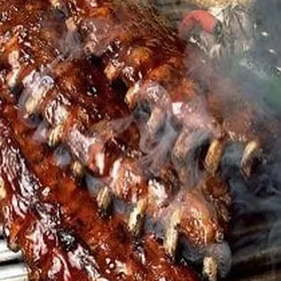 bbq ribs, ribs, food