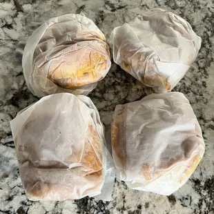 4 original sliders add cheese. Steamy and so good.