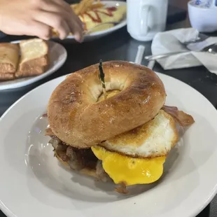 The Bomb Breakfast Sandwich