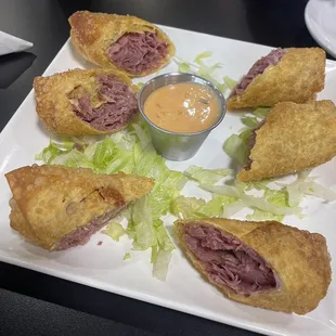 Corned Beef Egg Rolls