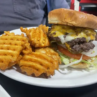 Triple Cheese Triple Patty Burger