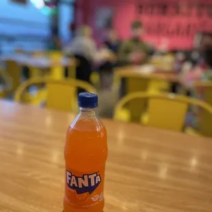 Only bottles, no fountain drinks