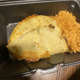 Kids Quesadilla with asada