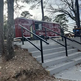 View from one of several picnic tables.