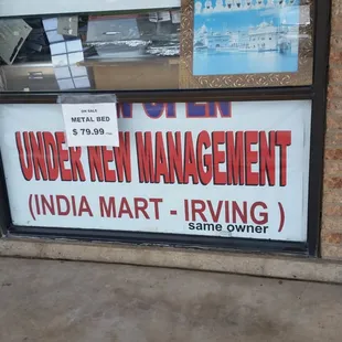 I gotta admit, I never met the old management. But the fellow running the place today was so friendly and nice. :)