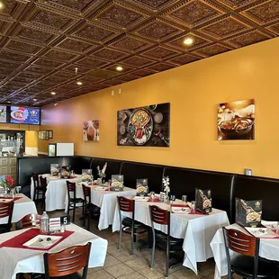 the interior of a restaurant