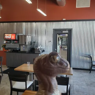 Bob the Raptor says &quot;These Mammals have a small but nice dining room.&quot;