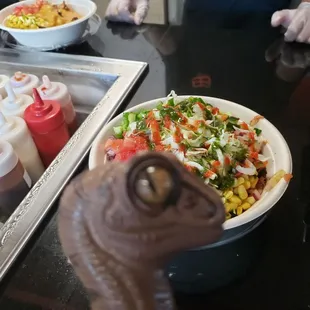 Bob the Raptor says &quot;Chicken Bowl Prey!!!&quot;