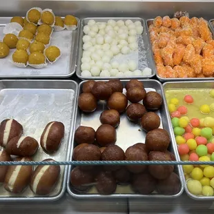Selection of sweets