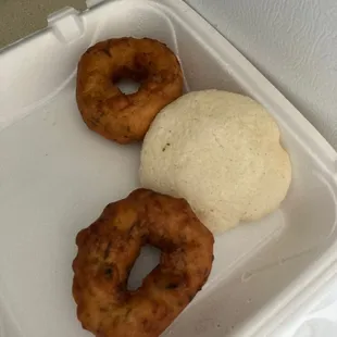Idli and vada
