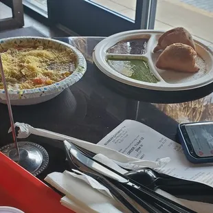 Samosa chaat, extra samosas