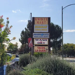 a variety of street signs