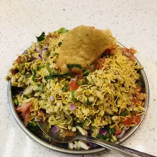 Dry bhel- or bhel with less sauce