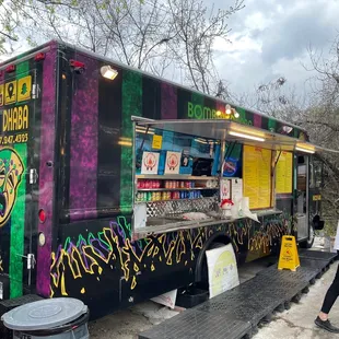 Amazingly looking food truck. Great dhaba menu.