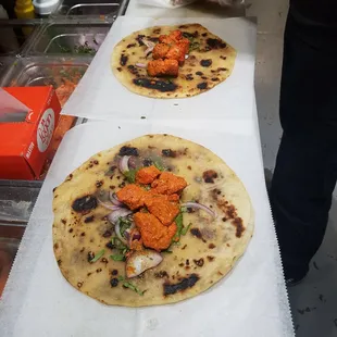 We are serious about how we assemble our Kathi Rolls.   The right layering with a taste in every bite.