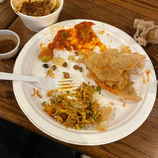 Chole Puri (should be Jain and vegan)