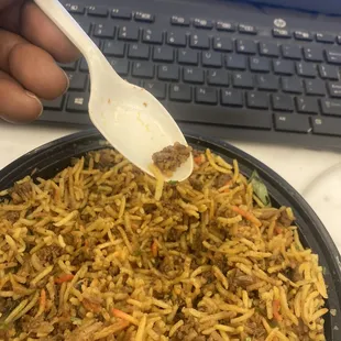 Most smallest amount of lamb I ever had.