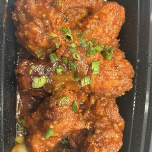Oyster chili wings